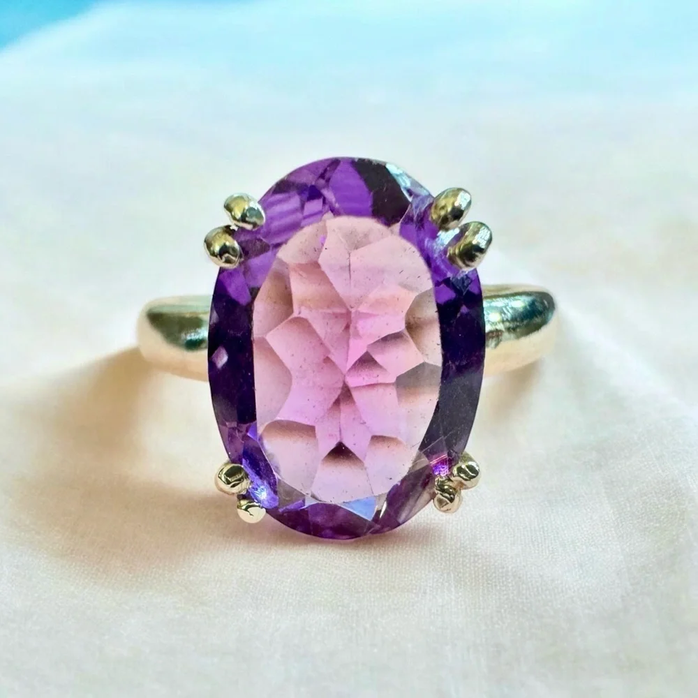 💜Amethyst💜Sterling💜Silver💜Ring (7)